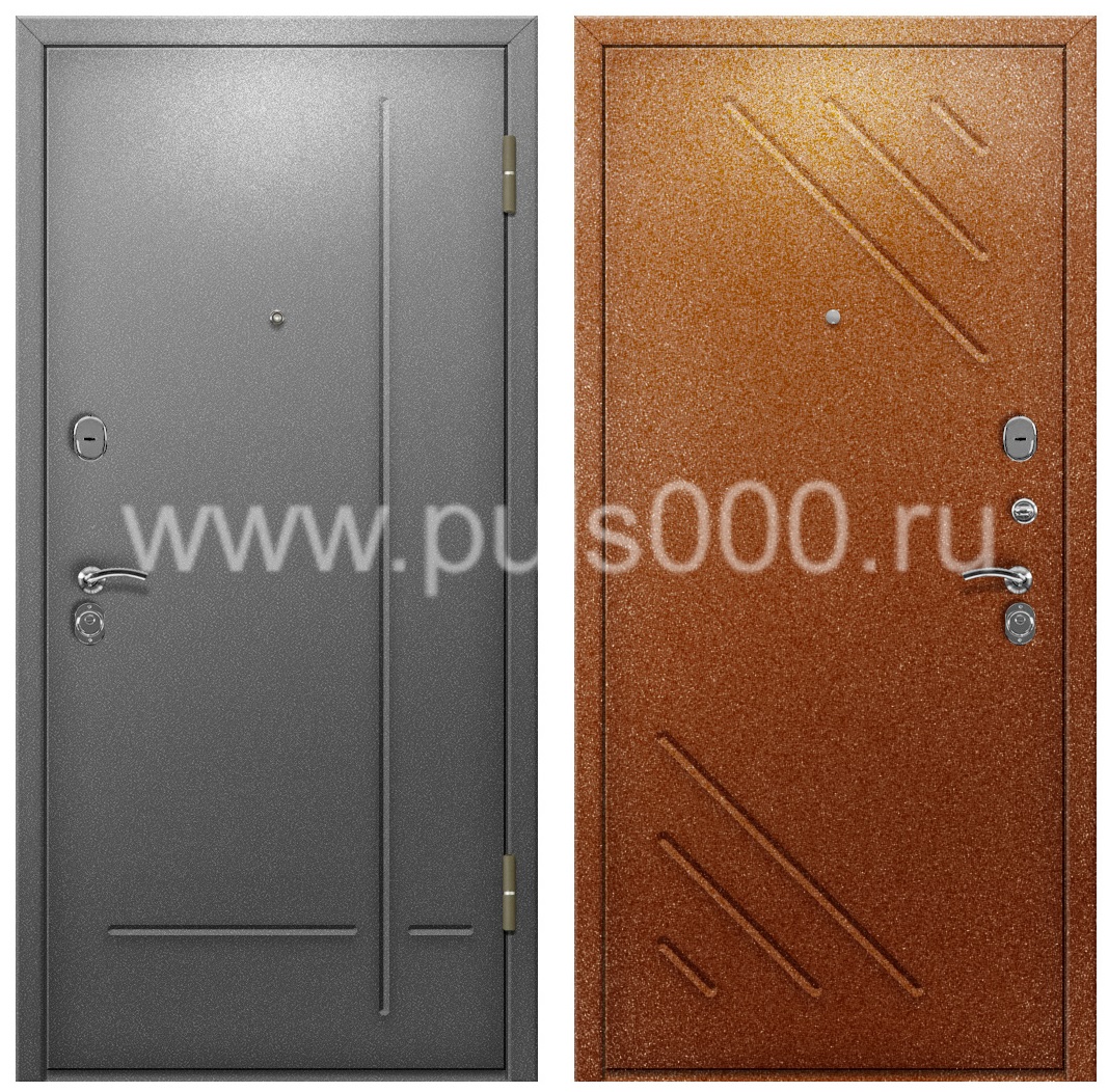 Металлическая дверь в офис с порошковым окрасом PR-1136
